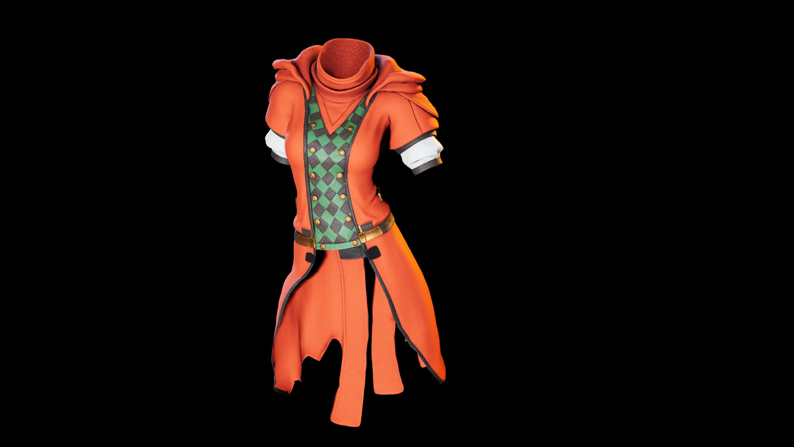 Festive Adventurer - Leather Coat